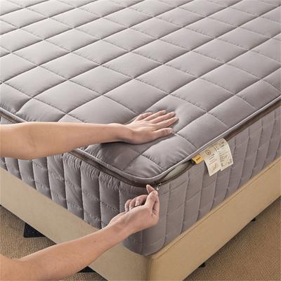 Coprimaterasso 5 lati soffice chiuso con cerniera antipolvere lenzuolo con angoli per letto matrimoniale queen king Protezione materasso ispessita