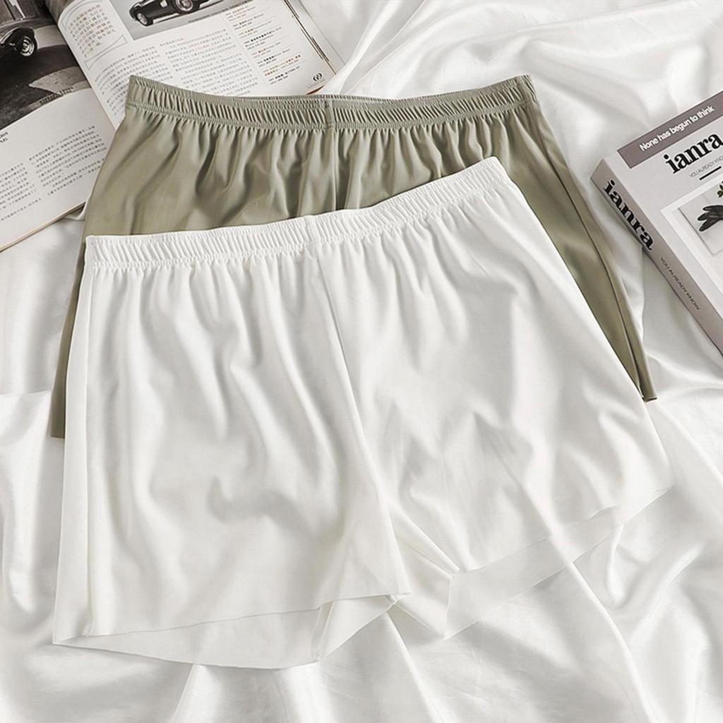Neue Sommer Eis Seide Übergröße Herren Freizeit Satin Hose