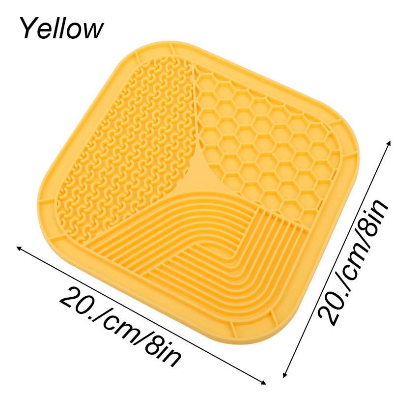 Pet Licking Pad Slow Food Pad Dog Premium Lick Pad with Suction Cup Dog Licking Mat Slow Eating Anti-choking Mat