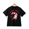 Stay Chill Skeleton Beach Graphic Tee Summer Vacation T-Shirt for Men Women