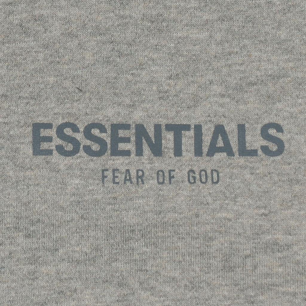 Fear of God Essentials Logo Sport Mid-Waist Shorts Unisex Bottoms Charcoal Oatmeal FOG-FW21-148