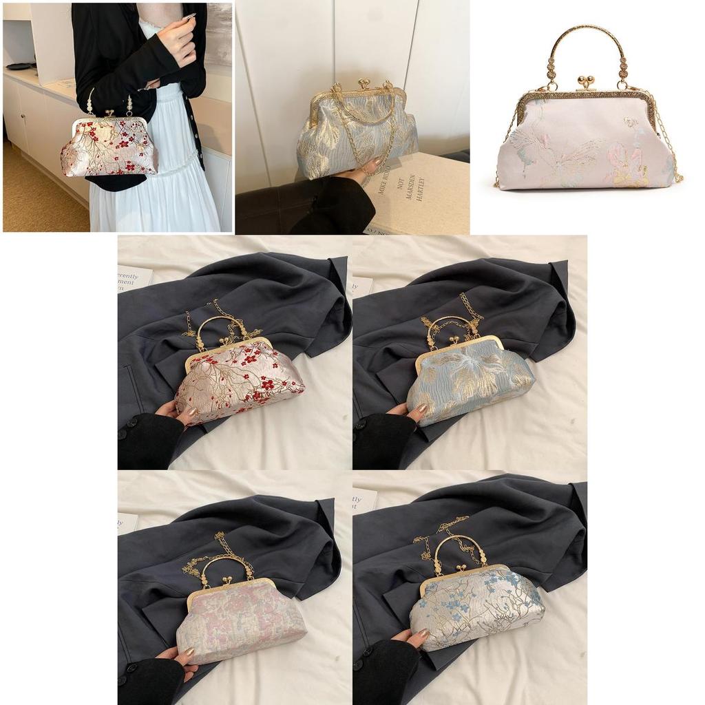 Chic Silk Shoulder Bag Stylish And Trendy Street Fashion Summer 2024 Unique Design