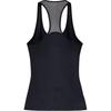 Under Armour Solid Color Round Neck Sleeveless T-Shirt Women tops Black 1328962-001