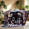 Custom Name Personalized Poppy Playtime Print Blanket, Home Decor, Bedroom, Sofa, Camping, Couch, Gifts for Birthday Christmas