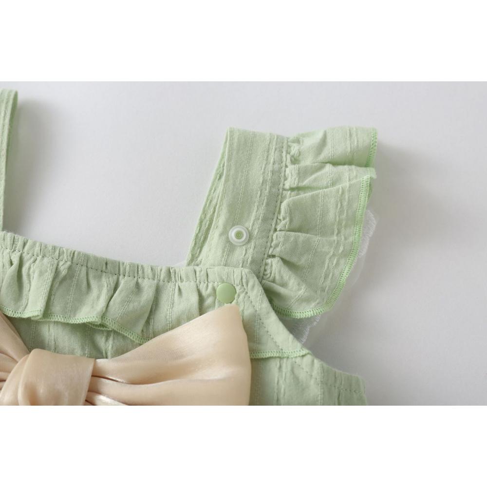Girls' Dress Spring Summer New Baby Girl Pastoral Style Dress Baby Children's Princess Dress