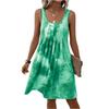 Women's Summer Spaghetti Strap Elegant Vacation Flowing Loose Beach Dress