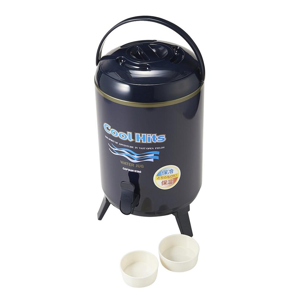Captain Stag Cool Hits Water Jug 10L (Navy) M-5028