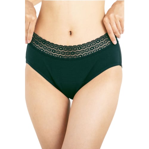 Monna Moisture-wicking Panties [Sold by a midwife who has served 3,000 women, these period panties have deodorizing properties and are comfortable all
