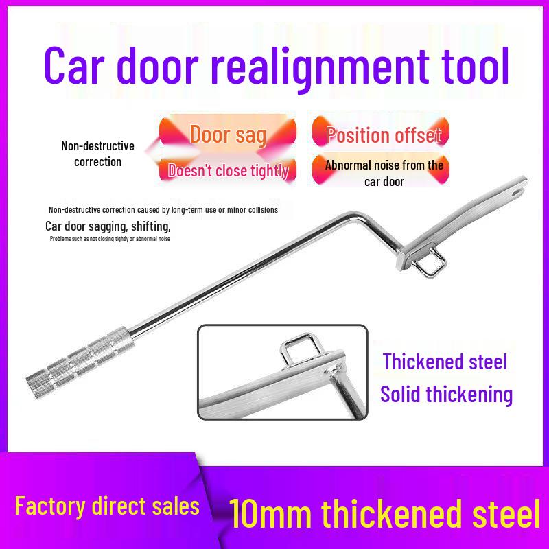Door Alignment Corrector Pry Bar - Fixes Sagging & Repositions Car Doors.