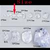 100Pcslot 14*11Mm Acrylic Crystal Diamond Pawn Irregular Stone Chessman Game Pieces For Board Game Accessories 10 Colors