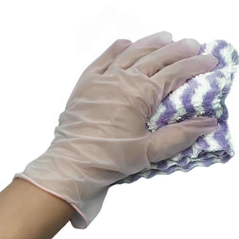 50PCS Disposable Nitrile Gloves Household Clean Gloves Thickened Waterproof Anti Fouling Anti-static Reusable Cleaning Tool