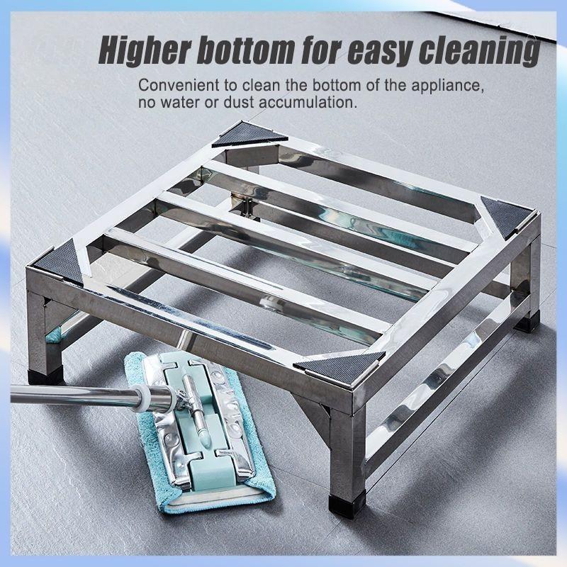 Drum Washing Machine Base Rack Stainless Steel Automatic Washing Machine Bracket Refrigerator Heightening Universal Bracket