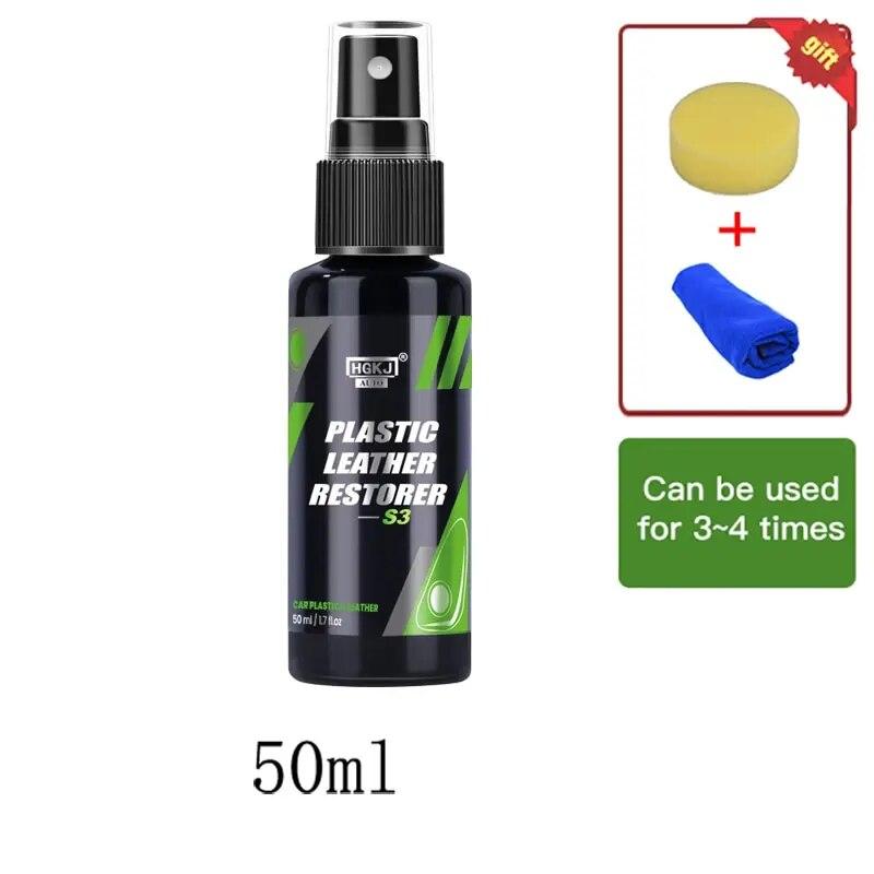 

Пластиковый реставратор кожи для салона автомобиля, быстрое покрытие для восстановления салона автомобиля, кондиционер для обновления кожи, очиститель, спрей 50ml