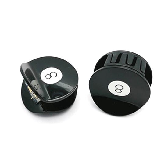 1/2/3/4/5Pcs Hair Claw Black 8 Ball Golf Club Hair Clip Women Updo Ponytail Holder