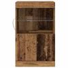 LED Sideboard Reclaimed Wood 41 x 37 x 67 cm Engineered Wood
