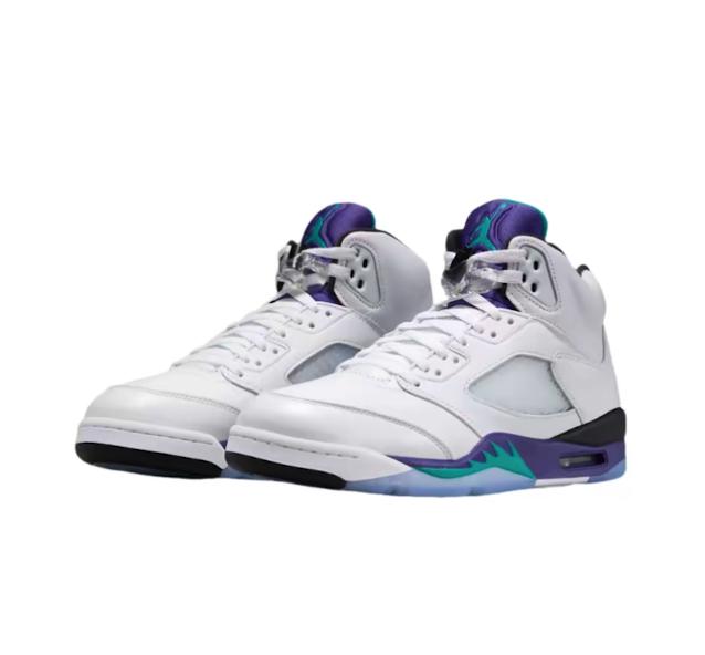 

Air Jordan 5 Retro “Grape” HQ7978‑100 OG Reissue Sneakers – Men’s/Women’s 40.5