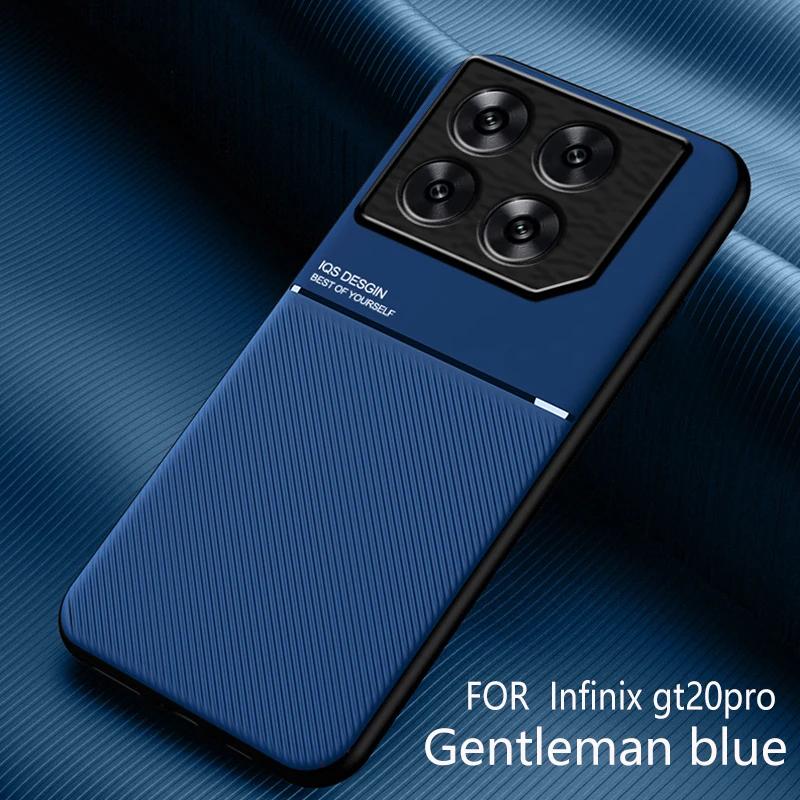 Case For Infinix GT20 Pro Leather Texture Magnetic Slim Matte Cover For Infinix GT 20 Pro GT20Pro Shockproof Bumper Funda