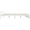 VidaXL Bed Frames White Solid Pine Wood 160x200 Cm