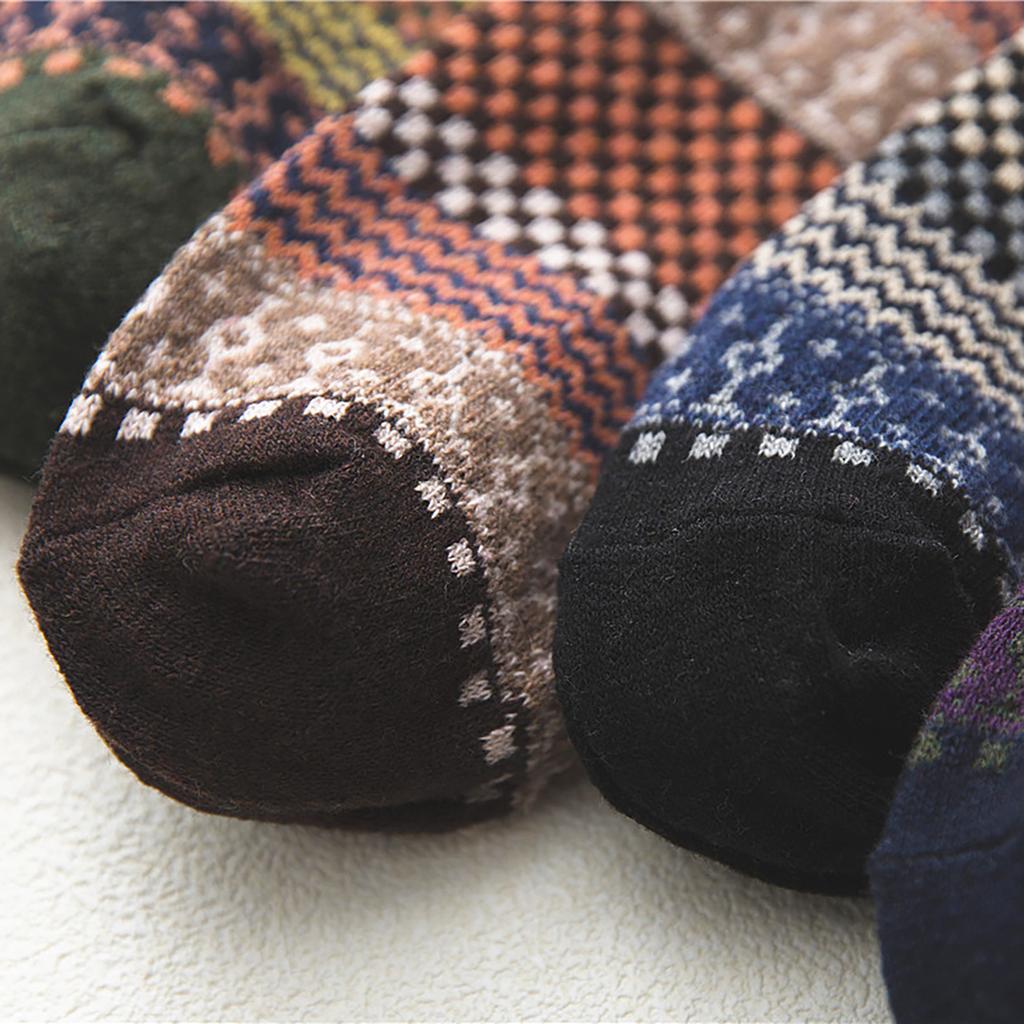 Unisex Boh Vintage Cashmere FashionLong Sock Comfortable Socks