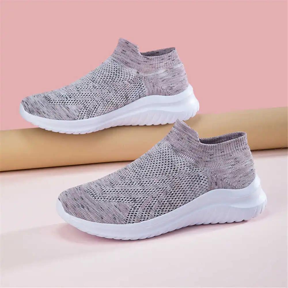 Thick Bottom Thick Heel White Tennis Shoes Woven Black Women's Tennis Sneakers Autumn Sport Loafersy Sepatu Super Sale