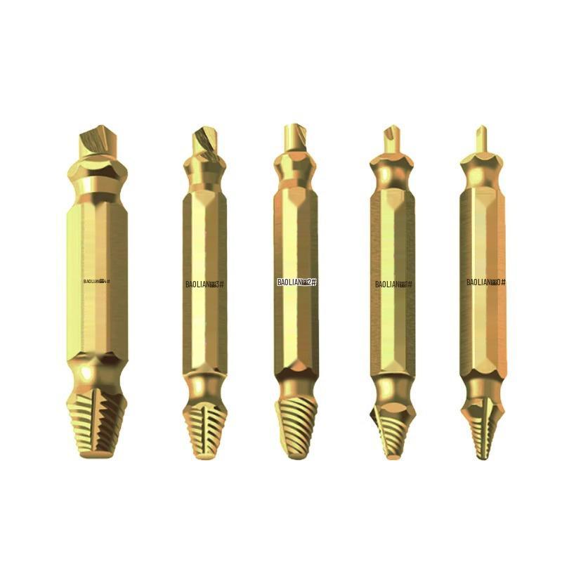 Broken Wire & Screw Extractor - Reverse Thread Stripped Head Remover & Rust Disassembly Tool