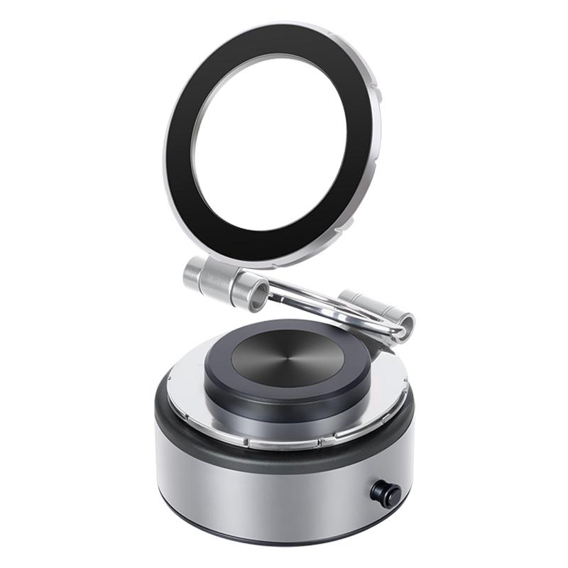 Best-Selling Vacuum Magnetic Phone Holder High Quality Aluminum Alloy Car Holder Made in China Magnetic чёрный