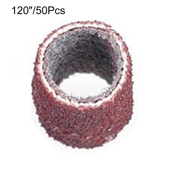 50 Pcs Sanding Wheel Nail Band Grinding DIY Art Pedicure Sander Sandingsleeve