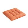 Seat Cushion with High Elasticity Thick Filling Anti-Slip Design Square Solid Color Style Chair Cushion Autumn Winter Chair Pad