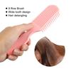 3pcs Detangling Hair Brush Professional Portable Scalp Massage 9 Row Brush Styling Tool for Women Pink
