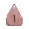 Casual Large Capacity Tote Bag Double Zipper Design Versatile Commuting Handbag  Travel