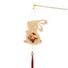 Lovely Rabbits Light Hanging Decors Portable Autumn Festival Rabbits Light Decoration for Cultural Enthusiasts