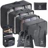 8-Piece Travel Clothing Storage Bag Set
