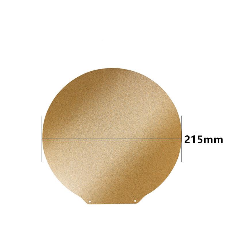 Upgrade Flsun Q5/ SR/V400/Flsun S1 Build Plate Smooth/Textured PEY+PEI Spring Steel Sheet Magnetic Bed Dia 215/270/309/330mm