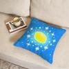 G-Glowing Fruits Cushion Cover Fabric Soft Furnishing,Pillowcase, Cushion Cover, Sofa Pillow, Home Decoration