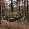 260x140cm 1pc Quick Deploy Nylon Hammock Built-In Mosquito Net Anti-Rollover Automatic Mosquito Guard Ideal for Outdoor Camping