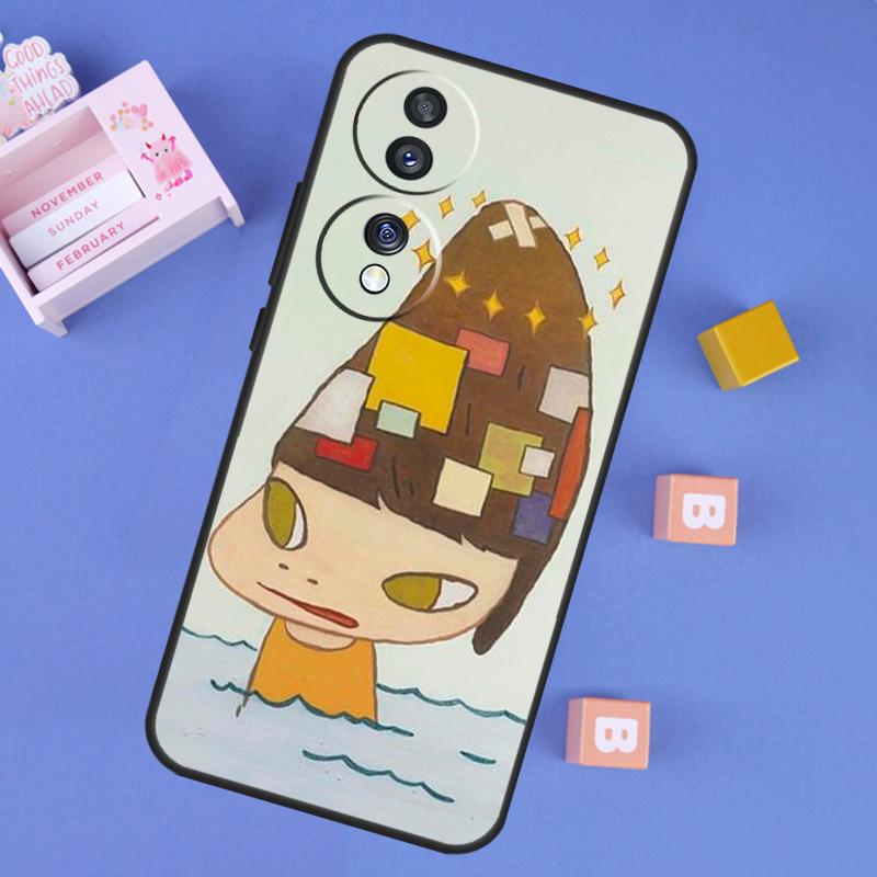 Yoshitomo Nara Case For Honor Win RT 400 200 Pro 50 70 90 X9a X9b X9c X9d X8b X8c Magic 8 Pro 6 7 Lite Cover