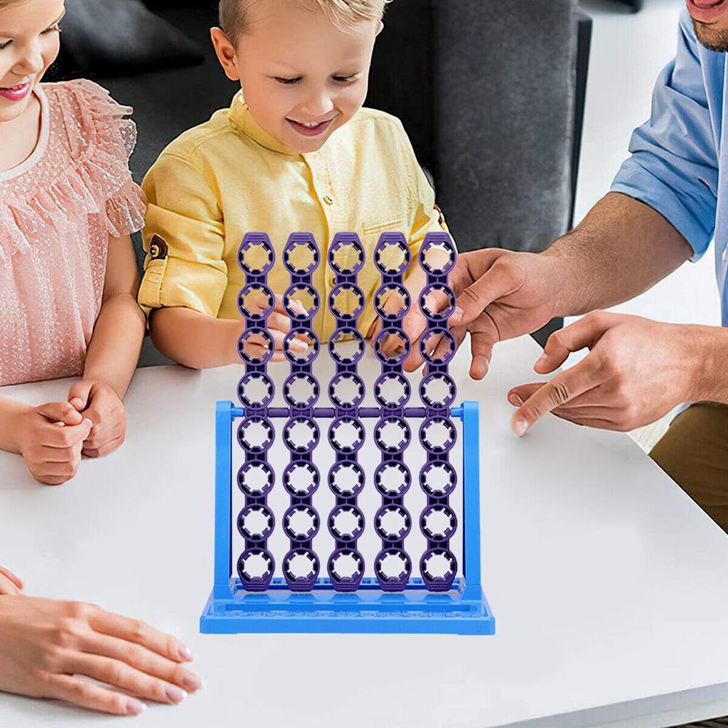 Interactive Plastic Desktop Game With Rotating Four-in-a-row Indoor Fun For Kids And Families Shantou China