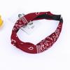Bohemian Style Wide Knotted Fabric Headband for Women