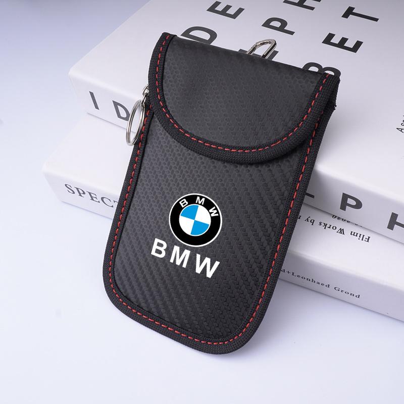 Car Key Signal Shielding Bag Anti-theft RFID Keychain Case For BMW M E92 E91 E90 E87 F10 F20 F30 X3 X5 E46 E39 E60 E36 E30 E61 GQ6