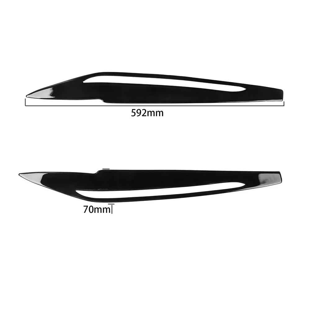 

Car Headlight Header Protection Sticker Body Modification Decorative Sticker Black Lamp Hoods Accessories For BMW F15 2014-2018 чёрный