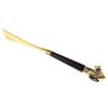 Schoentrekker 32cm Metalen Schoenlepel Lang Leeuwen-/Paardenhoofd Houten Handvat Schoenlepel Handbediend Duurzaam Draagbaar Schoenlifter Vermindert Buigen