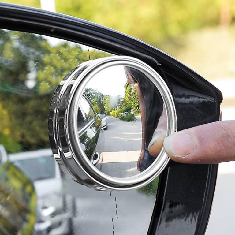 Rearview Mirror Small Round Mirror Car Blind Area Reversing Auxiliary Mirror Multi-function 360 Blind Spot Waterproof