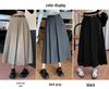 Women's Summer High-Waisted A-line Pleated Drape Skirt Suit