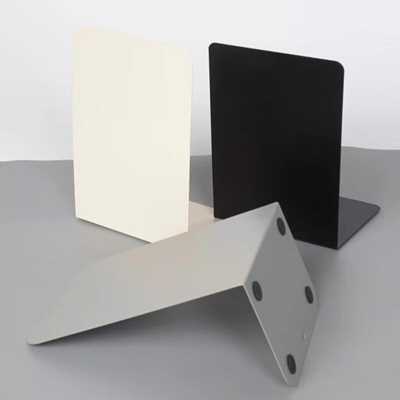 XETEN Retractable Iron Bookend, Extra Large Black