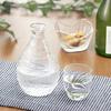 Toyo Sasaki Glass Sake Cold Fujimi Shouchikubai Bamboo Handle 100ml Made Japan Cup Ochoko Sakazuki Mount Fuji
