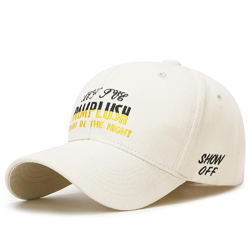 Frühling Sommer Herbst Kappe Baumwolle Brief Stickerei Baseball Kappe für Männer Frauen Paar Sonnenblende Hüte Fischerhut Schirmmütze
