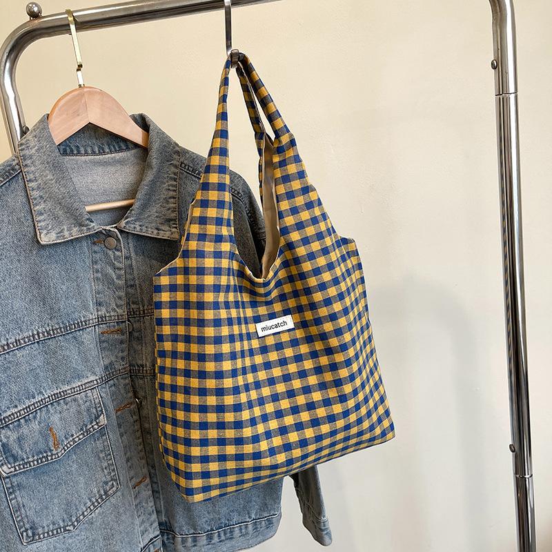 Korean Ins New Lazy Sweet Cloth Bag Shoulder Shopping Bag Casual Vest Bag Tote Bag