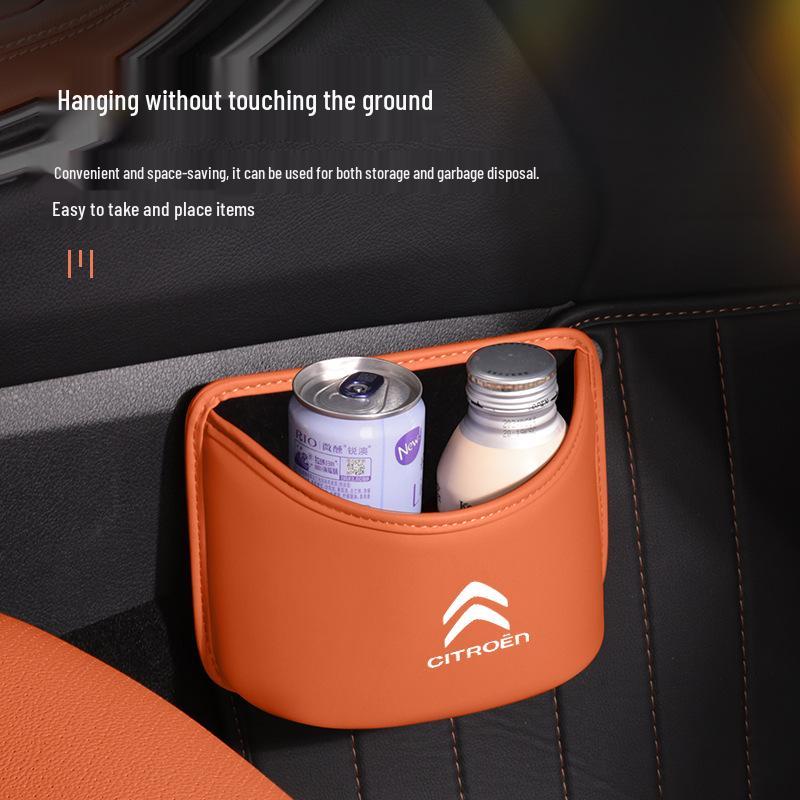 Citroën Car Trash Can for C5 X, C6, C3-XR, C4 - Large Capacity Storage Bin