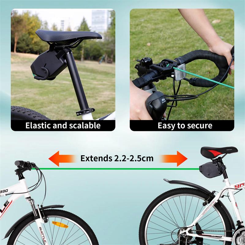 Upgraded Bicycle Tow Rope for Children with Stronger Hook - Easy Install, Kids Tow Behind Bike System, Retractable Tow Strap