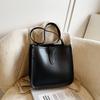 Premium bag fashionable and simple solid color tote tote bag versatile shoulder messenger women's bag